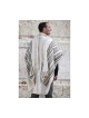 יצירת אריגה בעבודת יד טלית יסוד ... | יצירת אריגה טלית